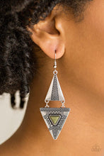 Load image into Gallery viewer, Paparazzi El Paso Edge - Green - Earring