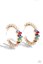 Load image into Gallery viewer, Paparazzi Modest Maven - Gold Hoop Earrings