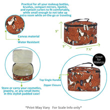 Load image into Gallery viewer, Spanish Saddle Cosmetic Case SHIPS 7-22