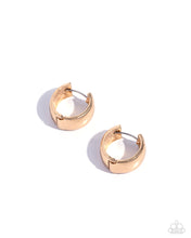 Load image into Gallery viewer, Paparazzi Signature Sheen - Gold Earrings Hoop