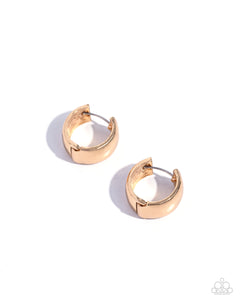 Paparazzi Signature Sheen - Gold Earrings Hoop