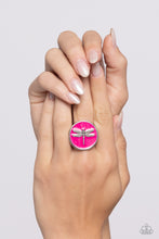 Load image into Gallery viewer, Paparazzi Debonair Dragonfly - Pink Ring