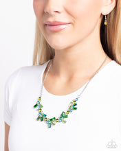 Load image into Gallery viewer, Paparazzi Serene Statement - Green Necklace &amp; Earrings