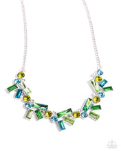 Load image into Gallery viewer, Paparazzi Serene Statement - Green Necklace &amp; Earrings