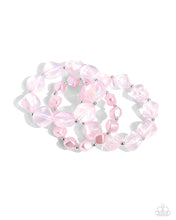 Load image into Gallery viewer, Paparazzi Glittery Gala - Pink Bracelet Set