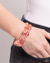 Load image into Gallery viewer, Paparazzi Faceted Fairy Tale - Orange Bracelets