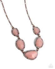 Load image into Gallery viewer, Paparazzi Active GLISTENING - Copper Necklace &amp; Earrings