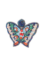 Load image into Gallery viewer, Bead Butterfly Drop Multi Seed Bead Earrings