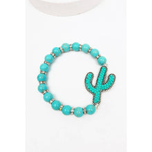 Load image into Gallery viewer, Cactus Bead Stretch Bracelet