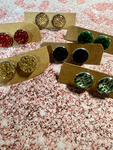 Load image into Gallery viewer, Druzy and Printed Studs