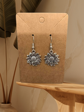 Load image into Gallery viewer, Sunflower Charm Earring Gold &amp; Silver