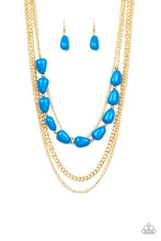 Load image into Gallery viewer, Paparazzi Necklace ~ Trend Status - Blue - Paparazzi $5 Jewelry with Ashley Swint