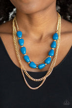 Load image into Gallery viewer, Paparazzi Necklace ~ Trend Status - Blue - Paparazzi $5 Jewelry with Ashley Swint