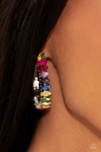 Load image into Gallery viewer, Paparazzi Rainbow Range - multi - Hoop Earrings
