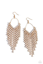 Load image into Gallery viewer, Paparazzi V Fallin - gold Earrings