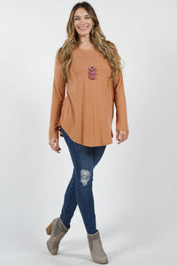 PREMIUM FABRIC LONG SLEEVE ROUND NECK