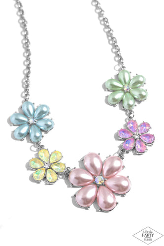 Paparazzi Fiercely Flowering - Multi Necklace & Earrings