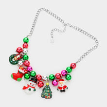 Load image into Gallery viewer, Christmas Charm Statement - Necklace - Paparazzi $5 Jewelry with Ashley Swint