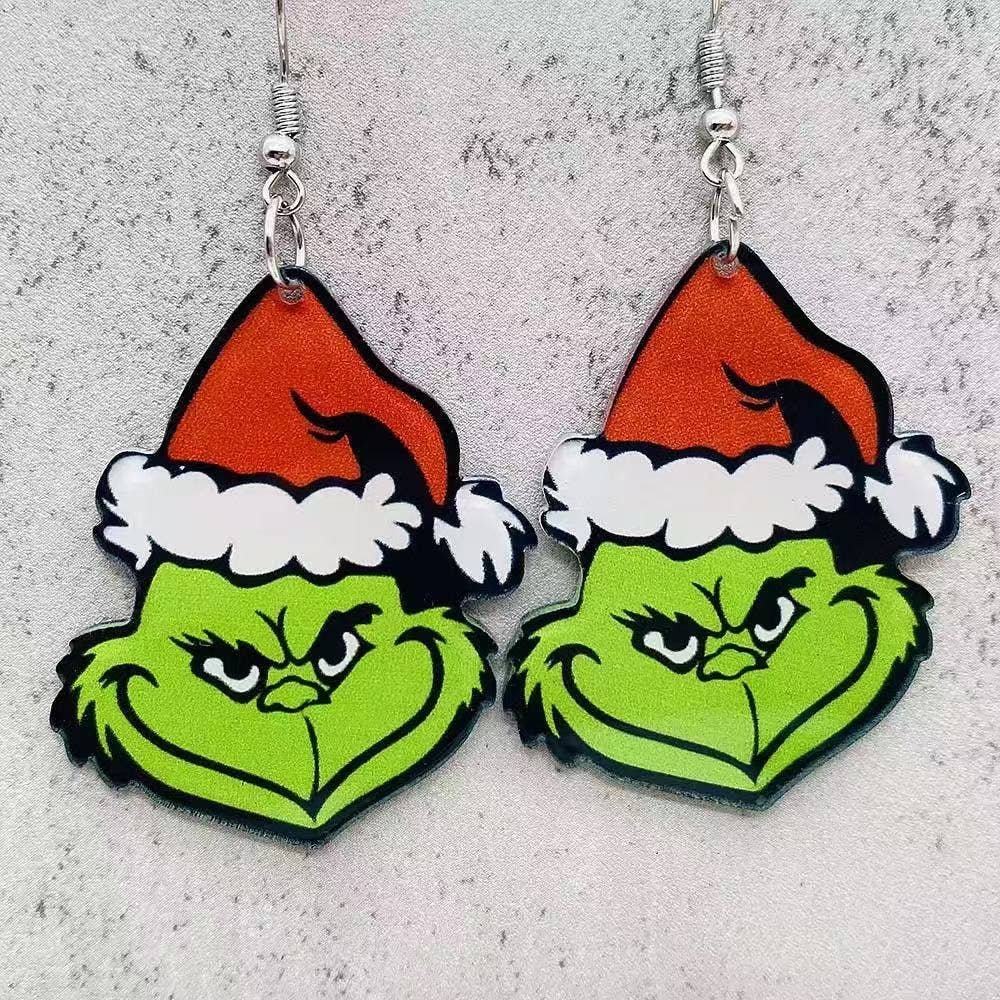 Grinchmas Themed Earrings