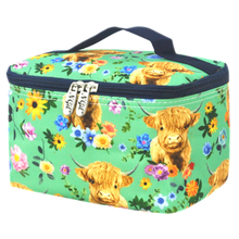Load image into Gallery viewer, Highland Cow  Beauty Cosmetic Case SHIPS 7-22