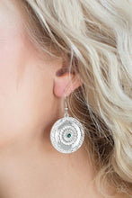 Load image into Gallery viewer, Paparazzi PEPPY POPPY -GREEN EARRINGS