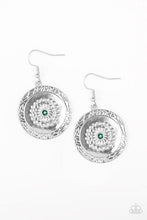 Load image into Gallery viewer, Paparazzi PEPPY POPPY -GREEN EARRINGS