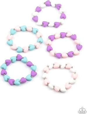 Paparazzi Starlet Shimmer Heart Stone Bracelet