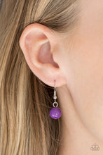 Load image into Gallery viewer, Paparazzi Daytime Drama - Purple Beads - Necklace and matching Earrings - $5 Jewelry With Ashley Swint