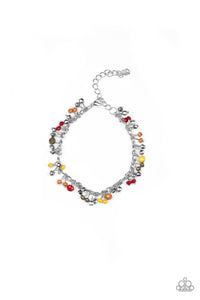 Paparazzi Aquatic Adventure - Multi Beads - Silver Chain Bracelet - $5 Jewelry with Ashley Swint