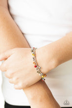 Load image into Gallery viewer, Paparazzi Aquatic Adventure - Multi Beads - Silver Chain Bracelet - $5 Jewelry with Ashley Swint