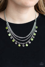 Load image into Gallery viewer, Paparazzi Beach Flavor - Green - Shell Like Beads - Necklace &amp; Earrings - $5 Jewelry with Ashley Swint