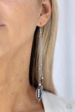 Load image into Gallery viewer, PRE-ORDER - Paparazzi Chiming Leaflets - White - Earrings - $5 Jewelry with Ashley Swint