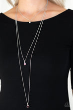 Load image into Gallery viewer, Paparazzi Crystal Chic - Purple Ombre Rhinestone - Necklace and matching Earrings - $5 Jewelry With Ashley Swint