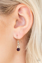 Load image into Gallery viewer, Paparazzi Crystal Chic - Purple Ombre Rhinestone - Necklace and matching Earrings - $5 Jewelry With Ashley Swint