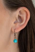 Load image into Gallery viewer, Paparazzi Desert Hustle - Copper - Turquoise Stone - Necklace &amp; Earrings - $5 Jewelry with Ashley Swint