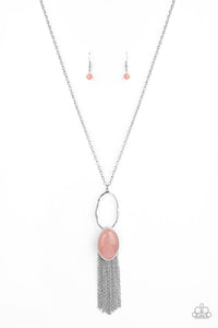Paparazzi Dewy Desert - Pink - Necklace & Earrings - $5 Jewelry with Ashley Swint