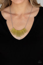Load image into Gallery viewer, PRE-ORDER - Paparazzi Exotic Edge - Green - Necklace &amp; Earrings - $5 Jewelry with Ashley Swint