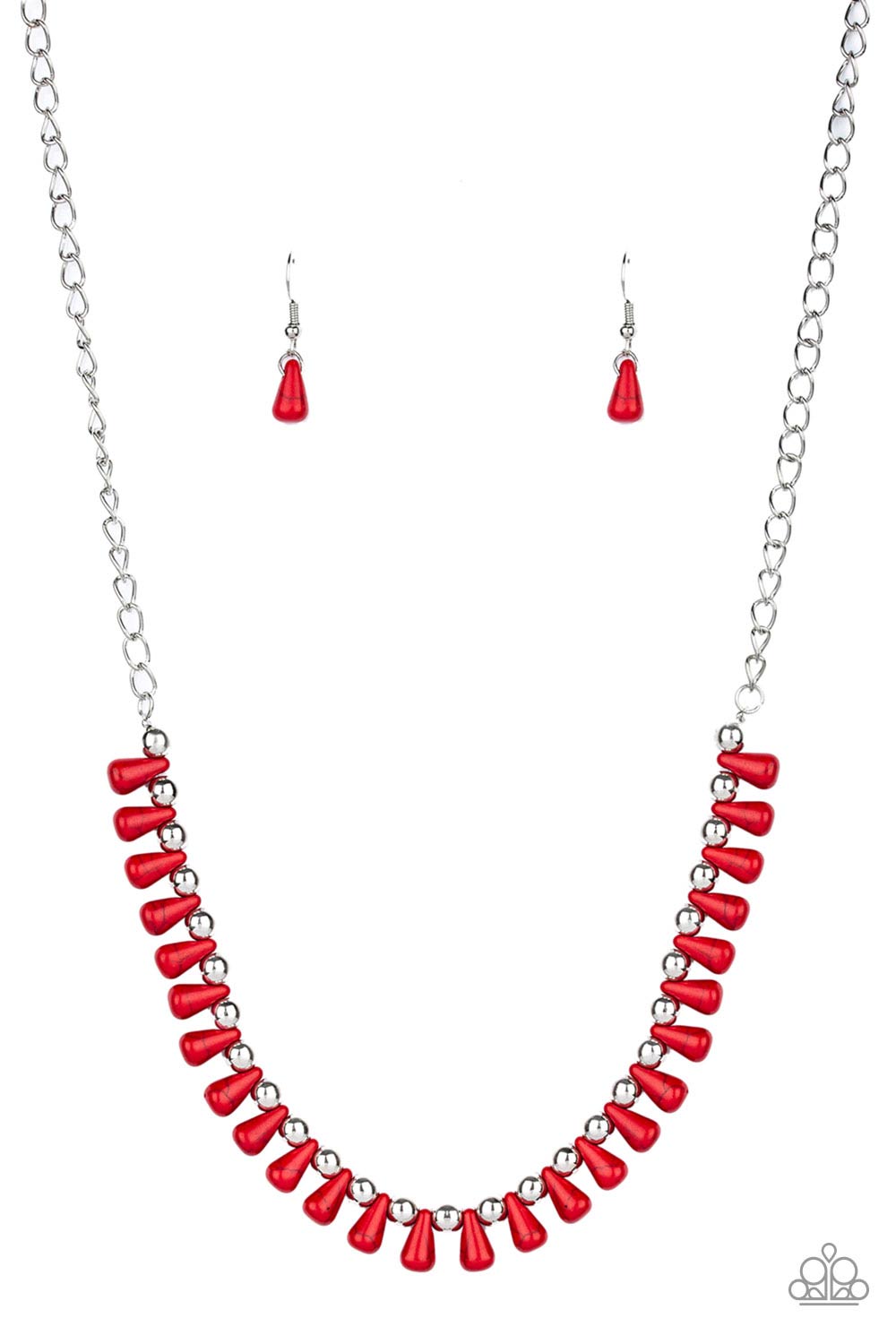 PAPARAZZI Extinct Species - Red - $5 Jewelry with Ashley Swint