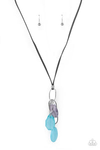 PRE-ORDER - Paparazzi Fundamentally Flirtatious - Blue - Necklace & Earrings - $5 Jewelry with Ashley Swint