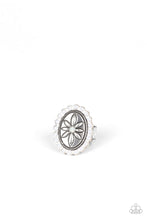 Load image into Gallery viewer, Paparazzi Garden Paradise - White - Opalescent Rhinestone - Ring - $5 Jewelry with Ashley Swint