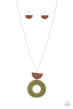 Load image into Gallery viewer, PRE-ORDER - Paparazzi Homespun Stylist - Green - Necklace &amp; Earrings - $5 Jewelry with Ashley Swint