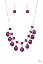 Load image into Gallery viewer, Paparazzi Lady of the POWERHOUSE - Purple - Necklace &amp; Earrings - $5 Jewelry with Ashley Swint