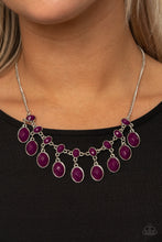 Load image into Gallery viewer, Paparazzi Lady of the POWERHOUSE - Purple - Necklace &amp; Earrings - $5 Jewelry with Ashley Swint
