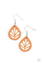 Load image into Gallery viewer, PRE-ORDER - Paparazzi LEAF Yourself Wide Open - Orange - Earrings - $5 Jewelry with Ashley Swint