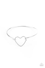 Load image into Gallery viewer, Paparazzi Make Yourself HEART - Silver - Bracelet - $5 Jewelry with Ashley Swint