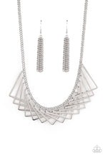 Load image into Gallery viewer, PRE-ORDER - Paparazzi Metro Mirage - Silver - Necklace &amp; Earrings - $5 Jewelry with Ashley Swint