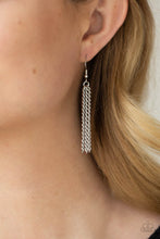 Load image into Gallery viewer, PRE-ORDER - Paparazzi Metro Mirage - Silver - Necklace &amp; Earrings - $5 Jewelry with Ashley Swint