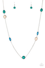 Load image into Gallery viewer, Paparazzi Pacific Piers - Multi - Blue, Brown and Green Beads - Necklace and matching Earrings - $5 Jewelry With Ashley Swint