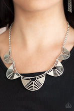 Load image into Gallery viewer, Paparazzi Record-Breaking Radiance - Silver - Necklace &amp; Earrings - $5 Jewelry with Ashley Swint
