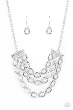 Load image into Gallery viewer, PRE-ORDER - Paparazzi Repeat After Me - Silver - Necklace &amp; Earrings - $5 Jewelry with Ashley Swint